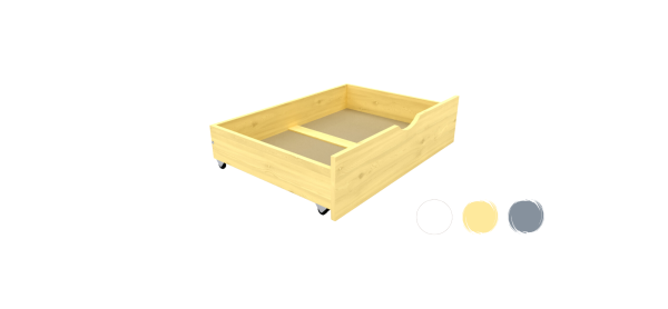 Комплект ящиков для кроватей Савушка 90х180 WOOD (без окрашивания)